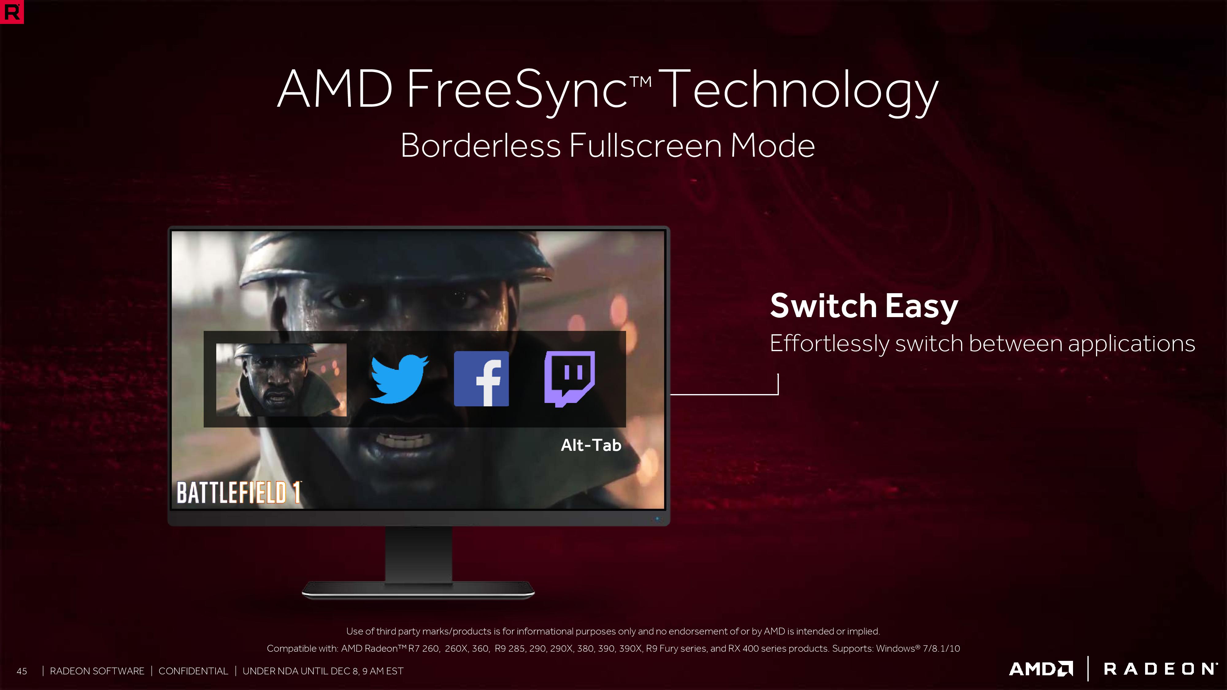 Amd adrenalin freesync hot sale